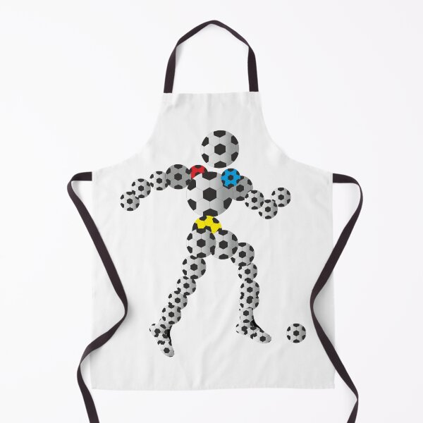 Item preview, Footballer character playing football made up of Footballs designed and sold by ajtechdesigns.