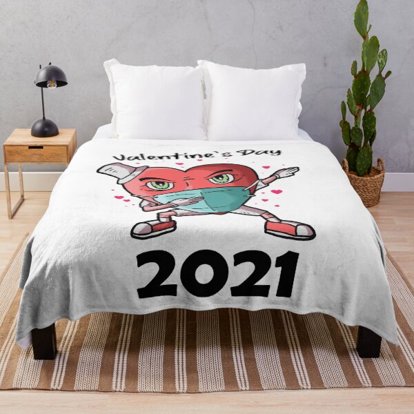 Artikelvorschau, Glücklicher Valentinstag 2021 Tupfen Herz in einer Maske entworfen und verkauft von Mytoonsquad.