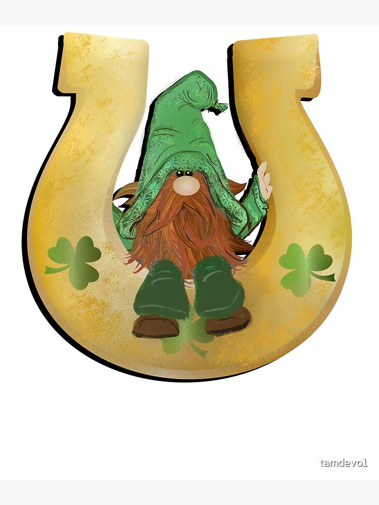 Lucky Horseshoe st patrick’s outlet gnomes