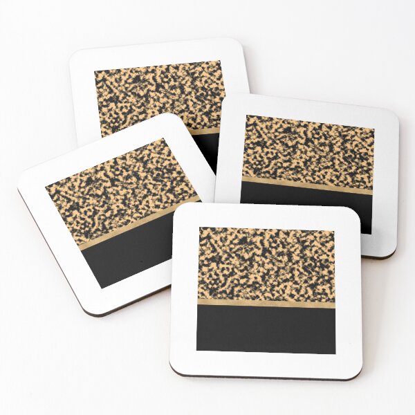 Item preview, Tan leopard gold black pattern designed and sold by myseptember18th.