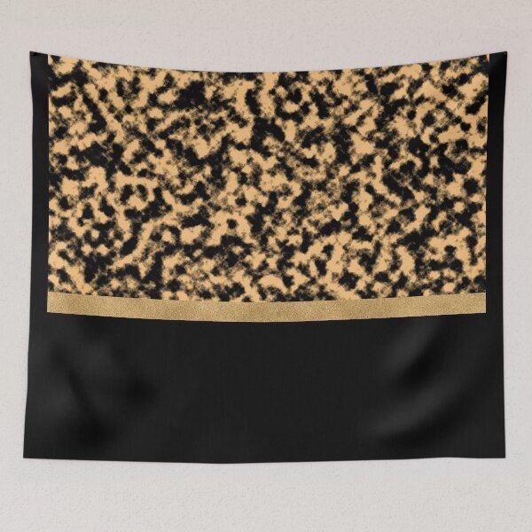 Item preview, Tan leopard gold black pattern designed and sold by myseptember18th.