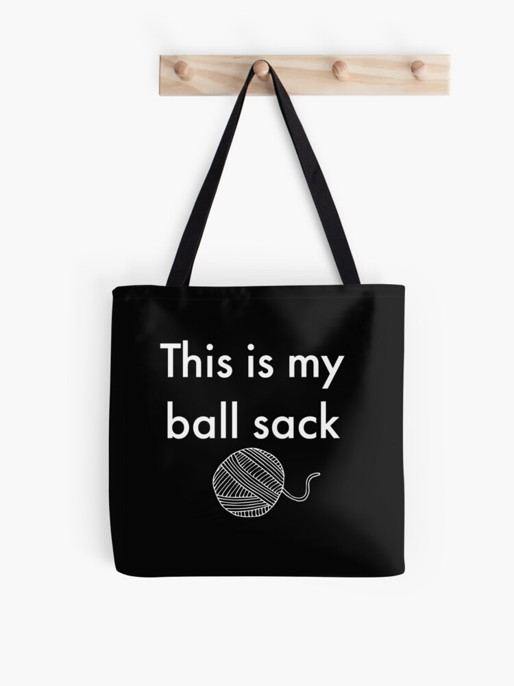 Knitting Ball Sack - Yarn Tote Polyester Tote Bag