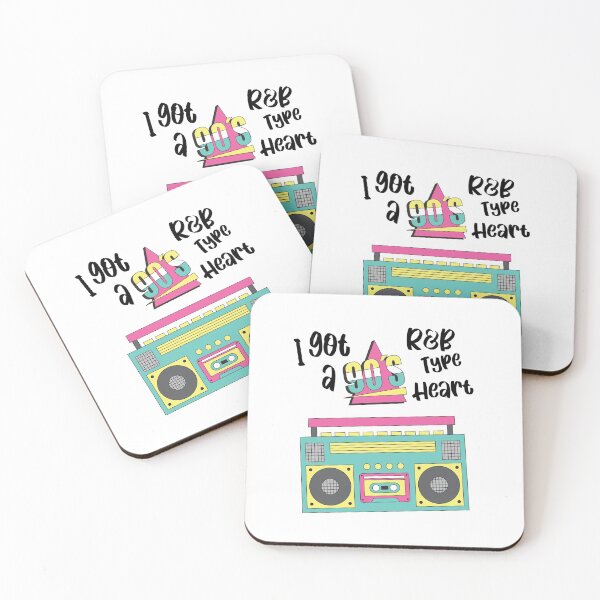 Item preview, 90s R&B Type Heart art gift designed and sold by weewhirlwind.