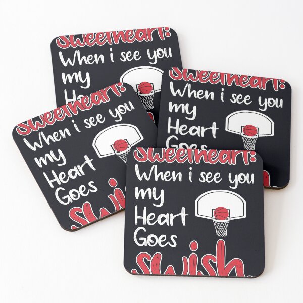 Item preview, "Sweetheart. When I see you, my heart goes Swish." . . . Honey, I love you and basketball. Whenever I see you, it's like my heart goes 'Swish' thru a basketball hoop. designed and sold by JoelsCorner.