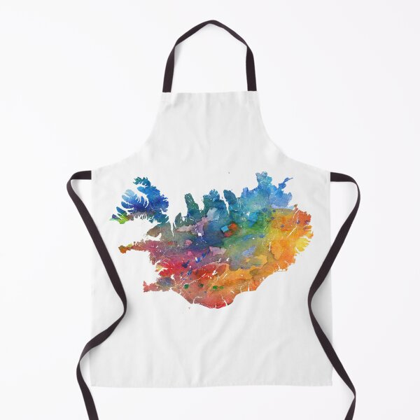Item preview, Iceland Map Watercolor by Zouzounio Art designed and sold by zouzounioart.