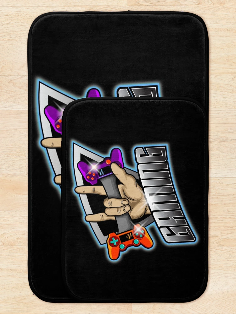 Thumbnail 5 of 6, Bath Mat, Gaming designed and sold by RKR-Designs.