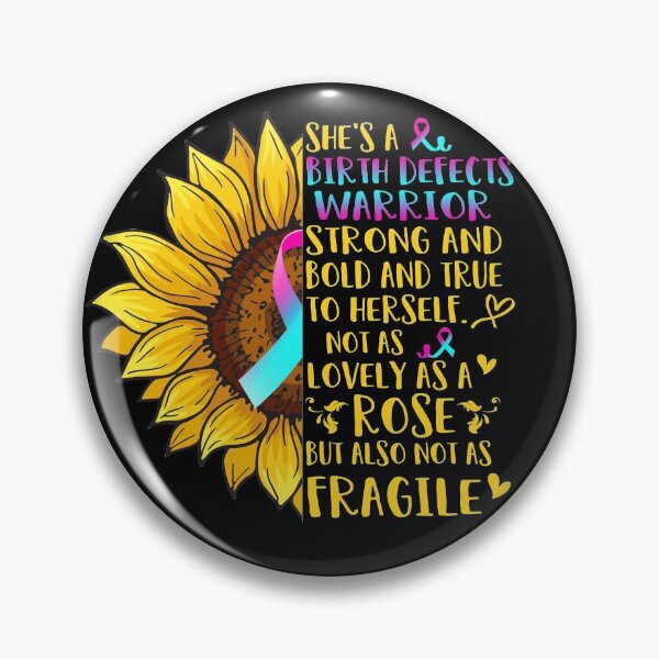 Item preview, She's A Birth defects Warrior Not as lovely as a Rose but also not as Fragile designed and sold by ArangoaStore.