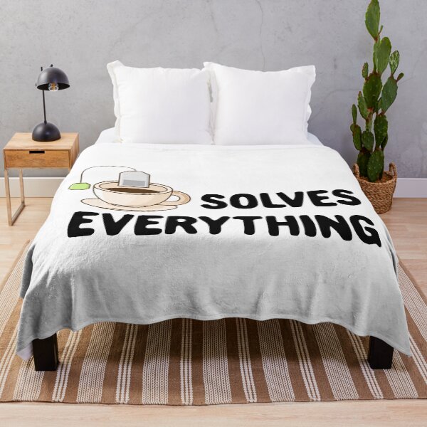 Item preview, tea solves everything designed and sold by GraphicBit.