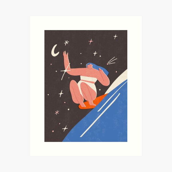 Under the stars Art Print