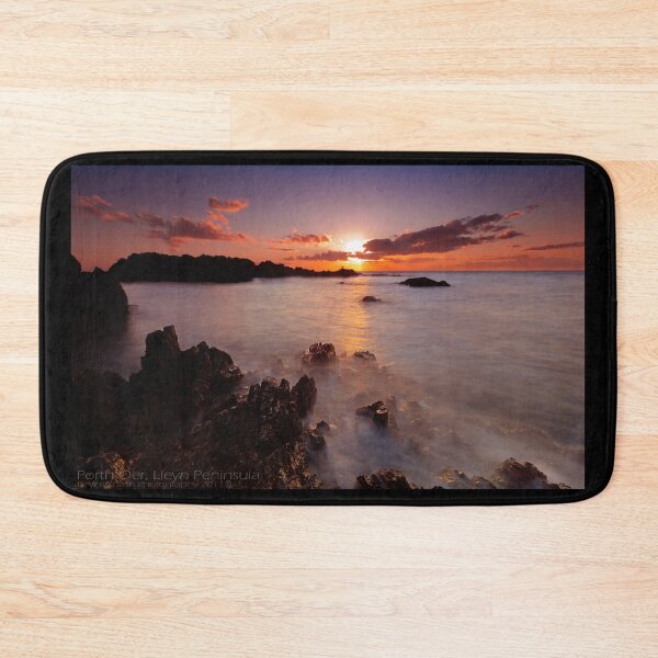 Item preview, Porth Oer rocky beach sunset designed and sold by bcash.