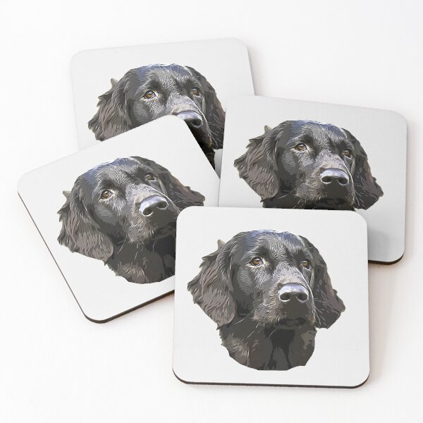 Item preview, Flat Coated Retriever  designed and sold by ElegantCat.