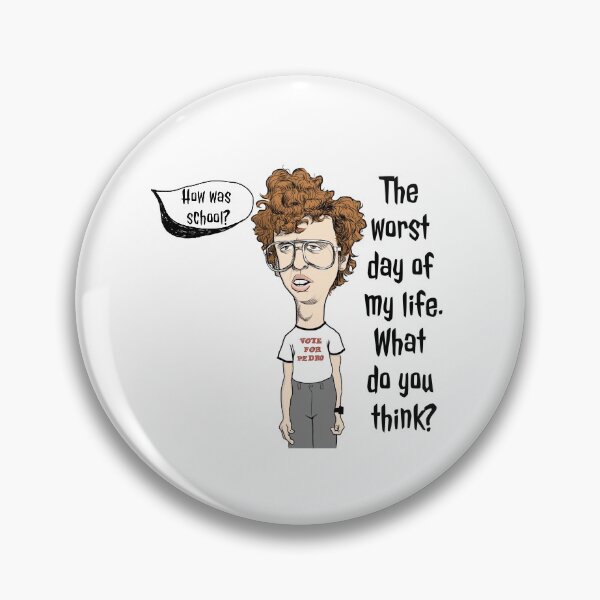 Artikelvorschau, Napoleon Dynamite - Wie war die Schule? entworfen und verkauft von BatemanBranding.