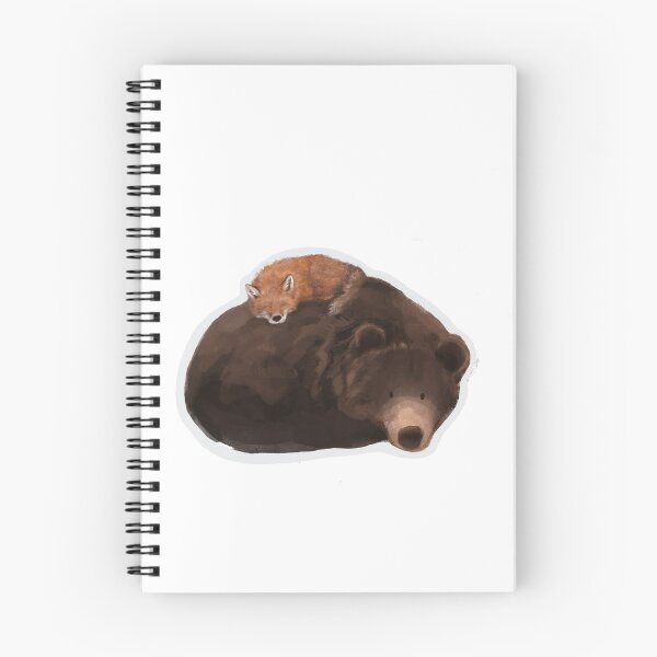 Item preview, Cute Bear and Fox Woodland Creatures Illustration Animal Forest  designed and sold by bearalpha.