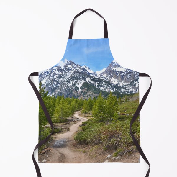 Item preview, Grand Tetons, Hiking Path, Trail Path, Snowy Mountains, Snowcapped Mountains designed and sold by naturecdesigns.