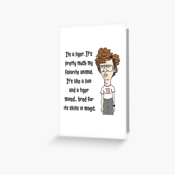 Napoleon Dynamite Quote Greeting Cards Redbubble