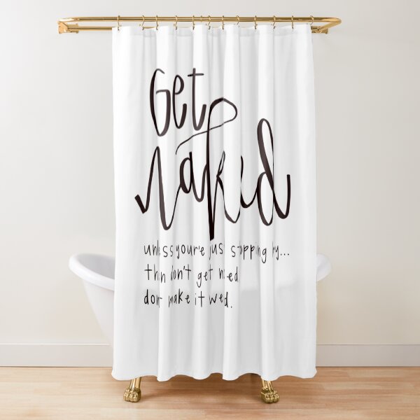 Item preview, Get Naked Plain Bathroom Decor designed and sold by francoiskiley.