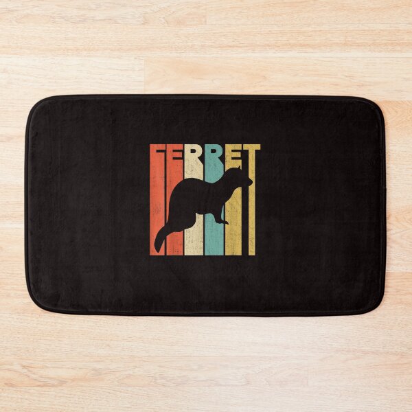 Artikelvorschau, Vintage Retro Frettchen Silhouette entworfen und verkauft von AmelieFritsch.