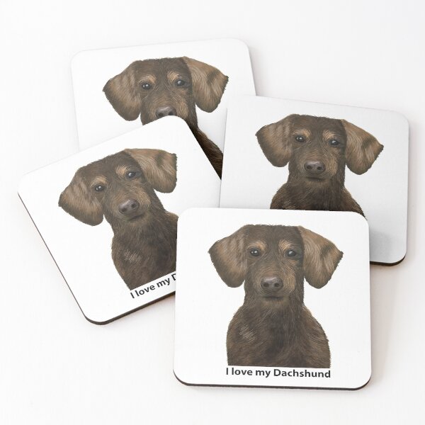 Item preview, I Love My Dachshund designed and sold by JillyBeanDesign.