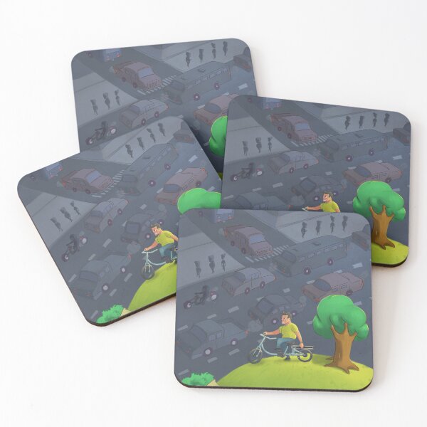 Item preview, Cycling in the city  designed and sold by patricioguerra.