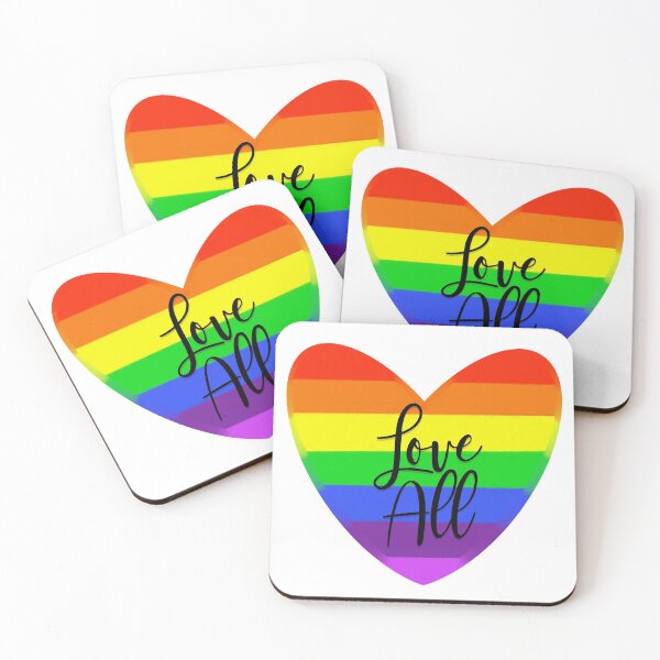 Item preview, Love All Rainbow  designed and sold by Quick Brown Fox Canada.