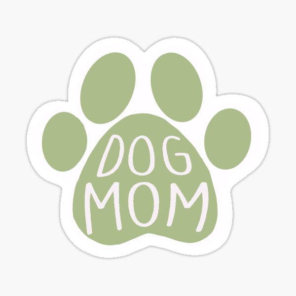 Item preview, Green Dog Mom Paw Print designed and sold by annapm14.