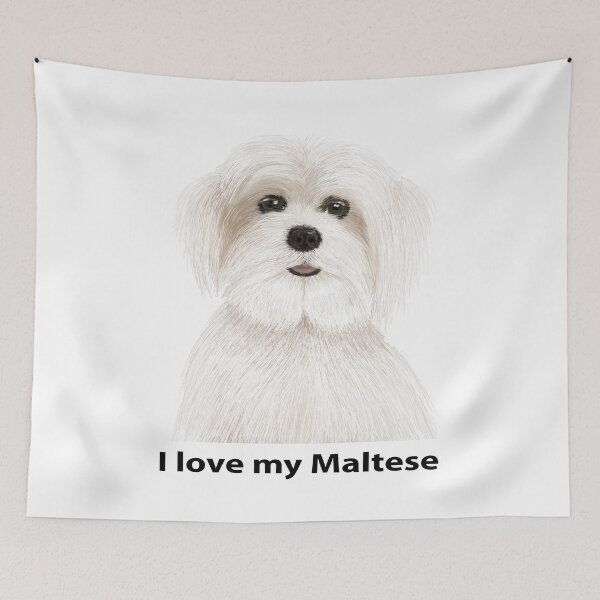 Item preview, I Love My Maltese designed and sold by JillyBeanDesign.