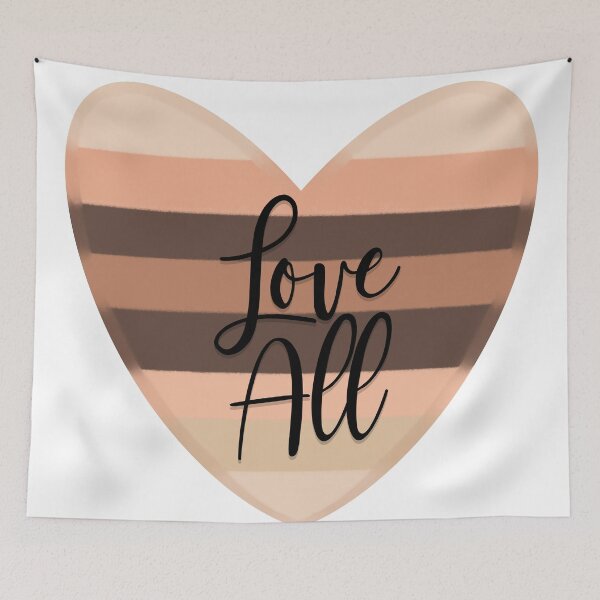 Item preview, Love All Skin Tones designed and sold by Quick Brown Fox Canada.