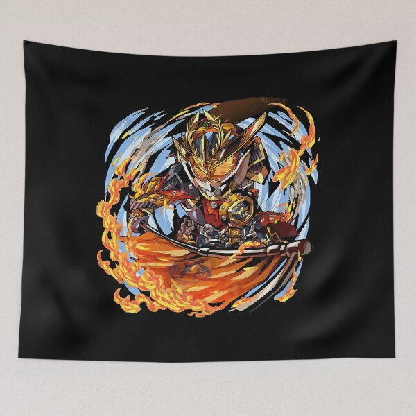 Item preview, Orange Samurai on Fire  designed and sold by DezeraeZa.