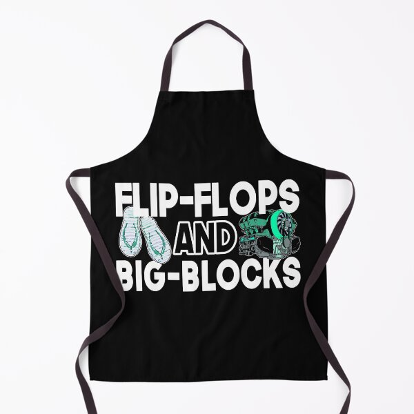 Item preview, Flip Flops And Big Blocks Funny Gift for mechanic dad or cars lover and  designed and sold by Teeses.