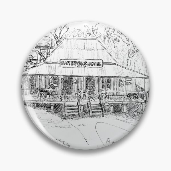 Australian Scene - Bakerville Hotel, Herberton Historic Village, Qld, Aus. Pin
