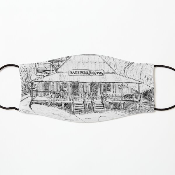 Australian Scene - Bakerville Hotel, Herberton Historic Village, Qld, Aus. Kids Mask