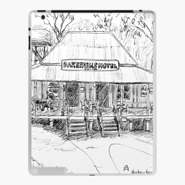 Australian Scene - Bakerville Hotel, Herberton Historic Village, Qld, Aus. iPad Skin