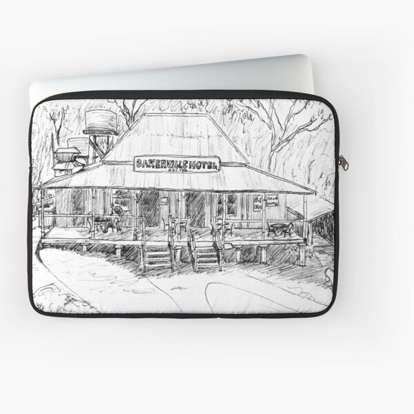 Australian Scene - Bakerville Hotel, Herberton Historic Village, Qld, Aus. Laptop Sleeve