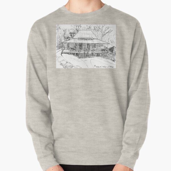 Australian Scene - Bakerville Hotel, Herberton Historic Village, Qld, Aus. Pullover Sweatshirt