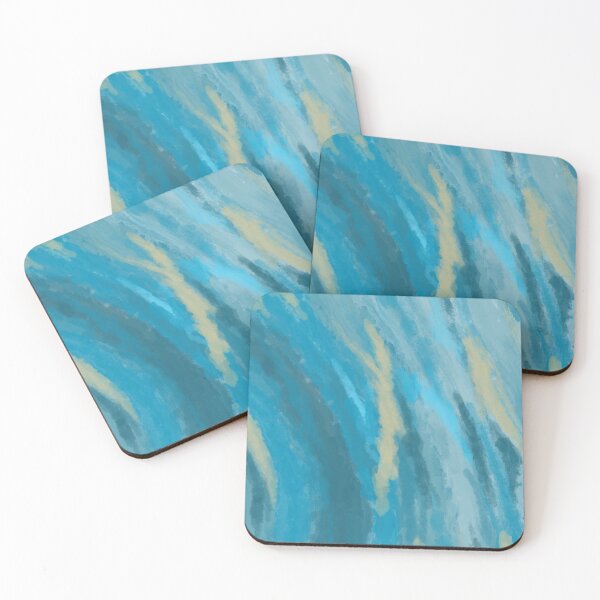 Item preview, Blue Streaks Abstract Artwork designed and sold by Joellen Armstrong.
