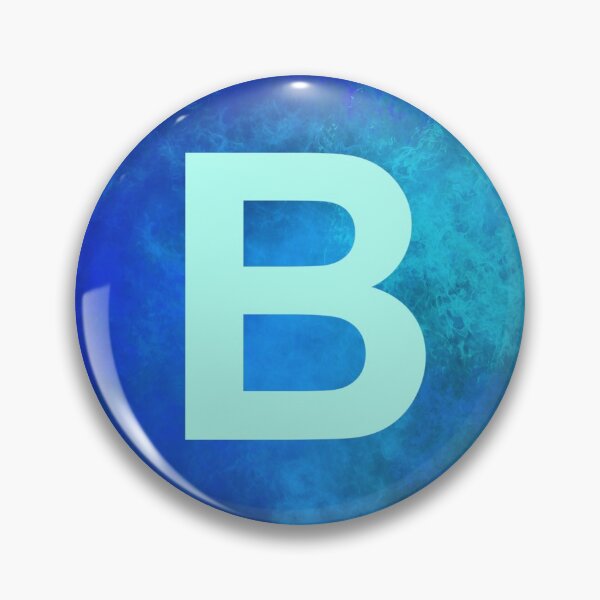 Artikelvorschau, Kosmisches Feuerblaues Alphabet B. entworfen und verkauft von geoceltic.