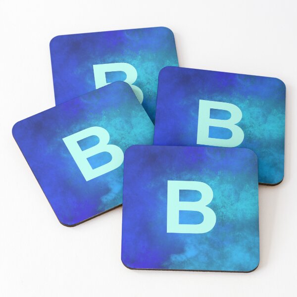 Item preview, Cosmic Fire Blue Alphabet B designed and sold by geoceltic.