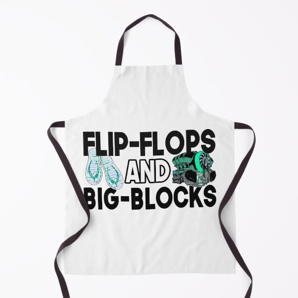 Item preview,  Flip Flops And Big Blocks Funny Gift for mechanic dad or cars lover and  designed and sold by Teeses.