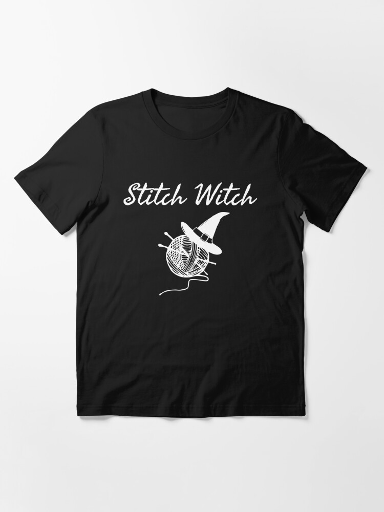 Stitch Witch cute knitting witchy yarn funny design | Sticker