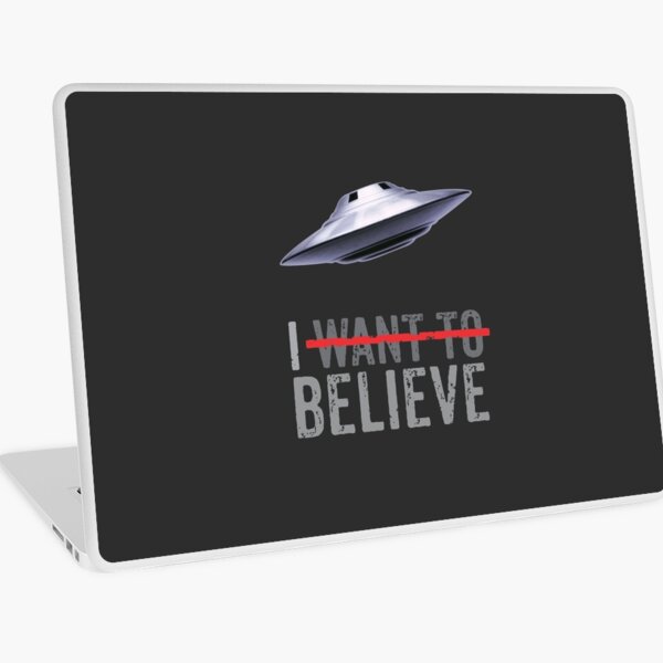 I Want to Believe - UFO version Laptop Skin