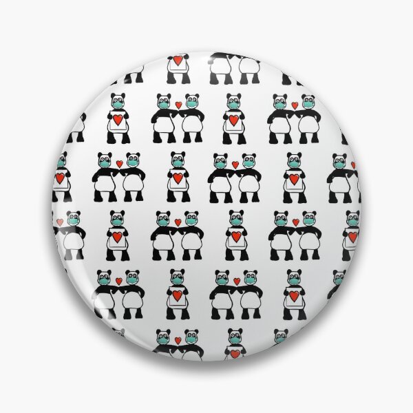 Item preview, Panda Love Pattern designed and sold by Quick Brown Fox Canada.