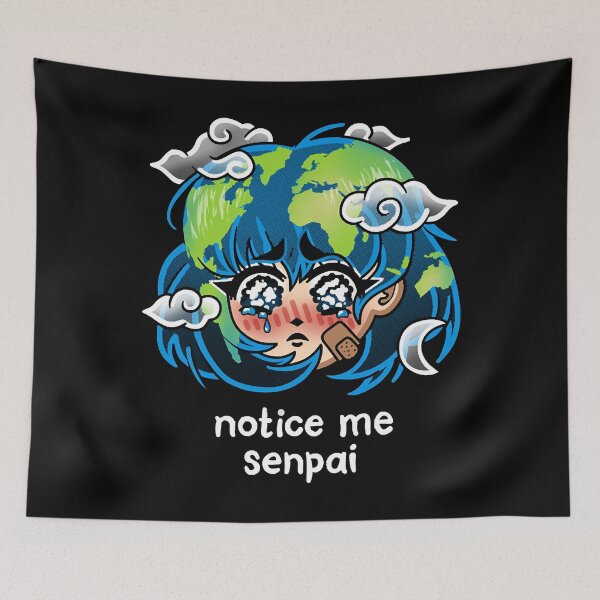 Item preview, Notice Earth-chan!  designed and sold by DezeraeZa.