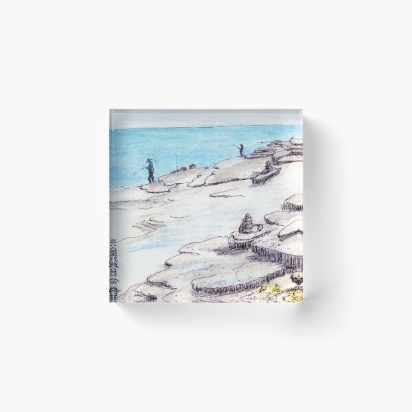 Australian Scene - Karumba, Gulf of Carpentaria, Qld, Aus Acrylic Block