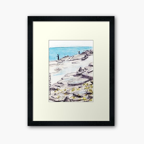 Australian Scene - Karumba, Gulf of Carpentaria, Qld, Aus Framed Art Print