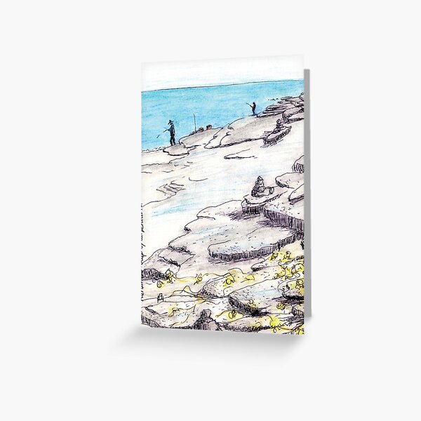 Australian Scene - Karumba, Gulf of Carpentaria, Qld, Aus Greeting Card