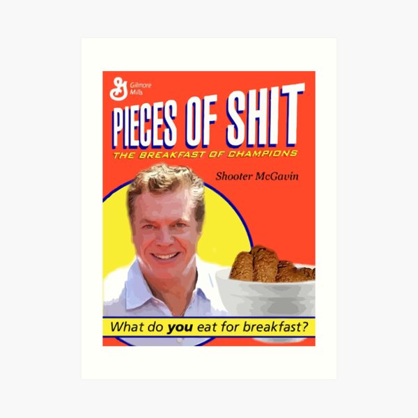Pieces of shit Art Print