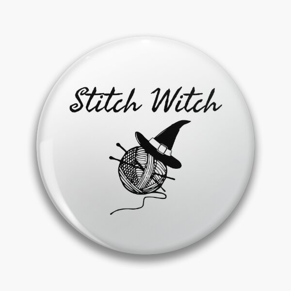 Item preview, Stitch Witch cute knitting witchy yarn funny design  designed and sold by HobbyGear.