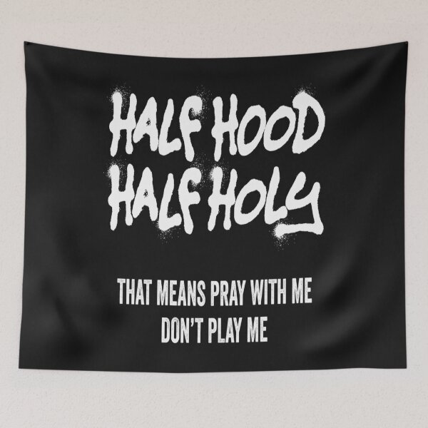 Item preview, half hood half holy  designed and sold by Lukifo-Caster.