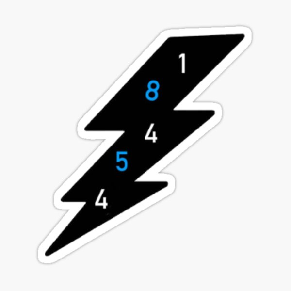 "Camp Westmont Zip Code Lightning Bolt " Sticker by Shop4Scope Redbubble