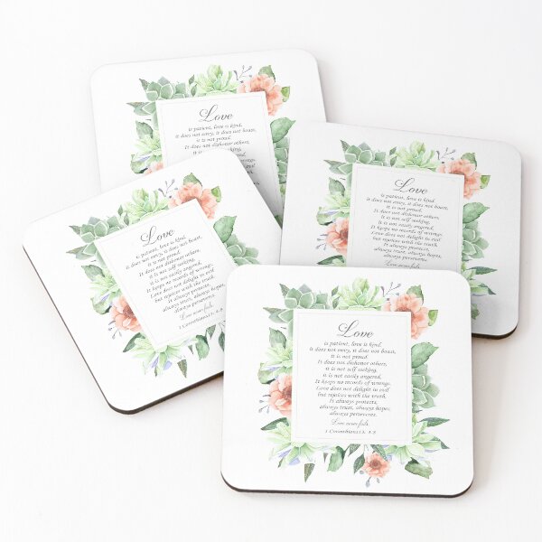 Item preview, Bible verse 1 corinthians 13 designed and sold by latiendadearyam.